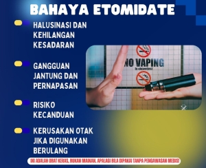 Bahaya Etomidate Jika Dijadikan Liquid Vape: Racun Tersembunyi yang Mematikan?