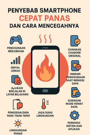 Penyebab Smartphone Cepat Panas dan Cara Mencegahnya
