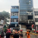 Peristiwa kebakaran yang melanda gedung Terra Drone di Kemayoran, Jakarta Pusat