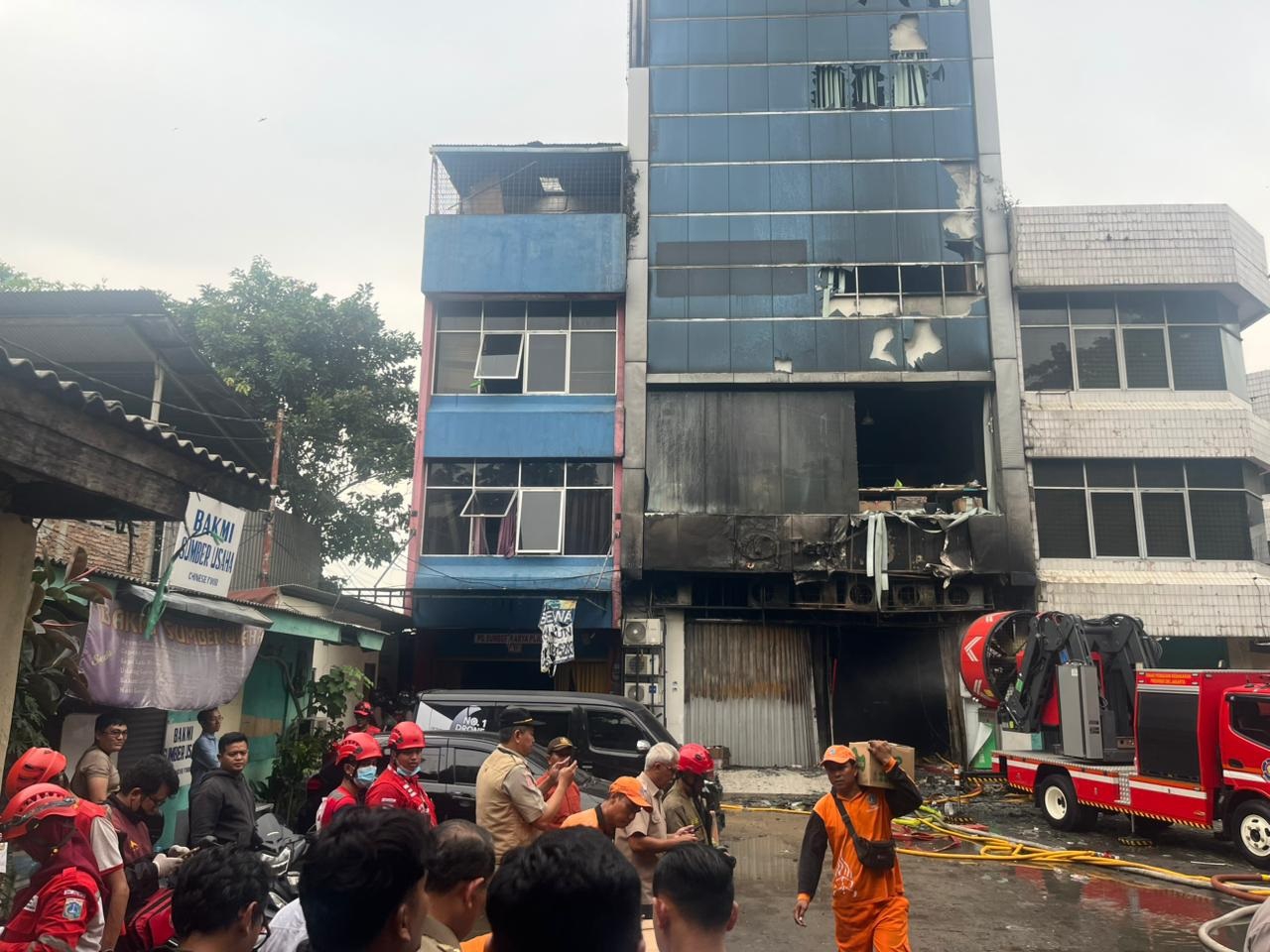 Peristiwa kebakaran yang melanda gedung Terra Drone di Kemayoran, Jakarta Pusat