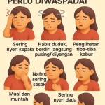 Kenali Ciri-ciri Darah Tinggi Sejak Dini